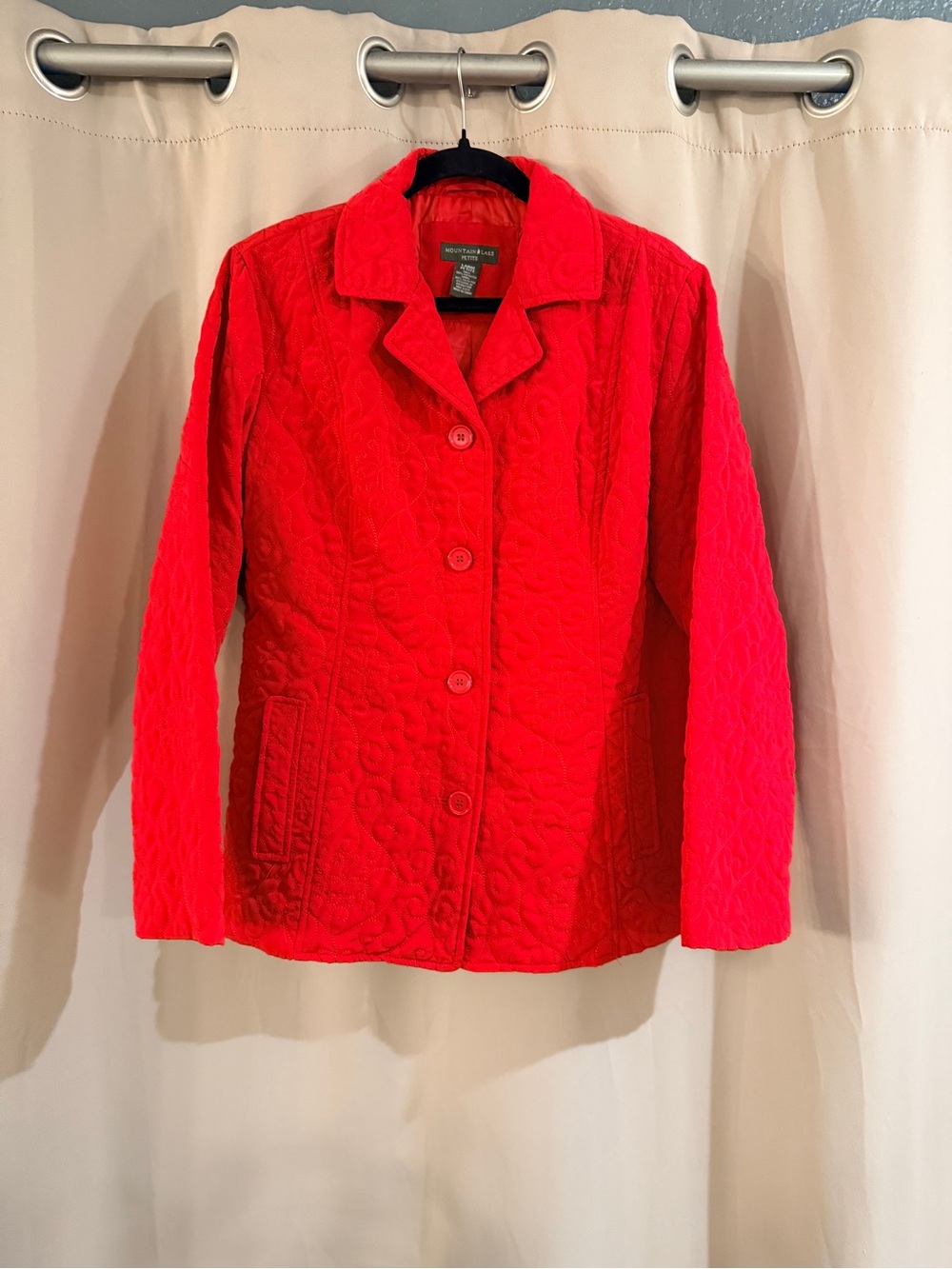 Women’s Mountain Lake Petite Quilted Red Jacket